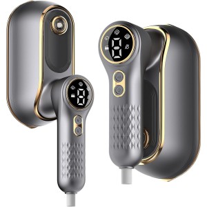 NIASSO Portable Travel Steamer - Grey Gold